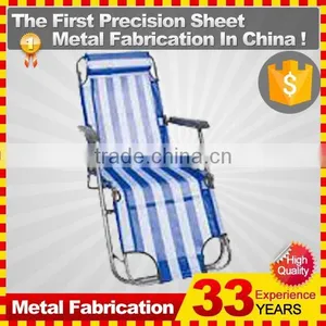 Outdoor Adjustable Beach Poolside Chair thumbnail-1