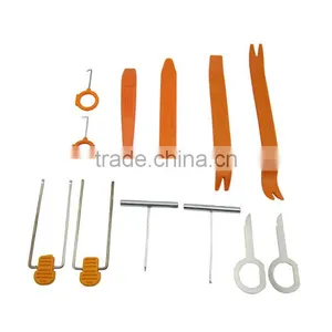 12pcs Auto Car Radio Door Clip Panel Trim Dash Audio Removal Installer Pry Tool Audio Companion thumbnail-2