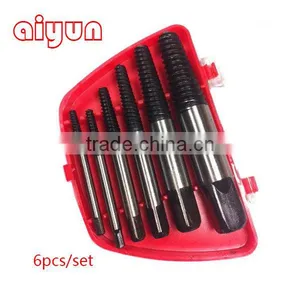 High Quality Professional 6PCS Coarse Thread Screw Extractor Set thumbnail-1