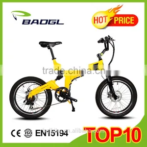20 Inch Electric Folding Bicycle With Brushless Motor thumbnail-1
