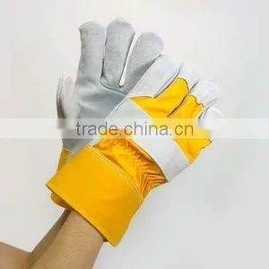 Cow Split Leather Safety Glove thumbnail-1