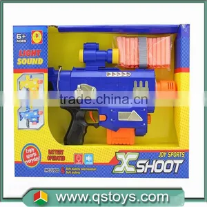 2015 Popular Sales High Quality Soft Bullet Gun Toy With Electric Lamp thumbnail-1