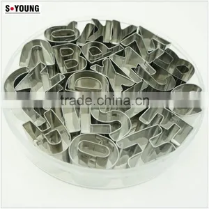 47035 26 English Letter Shape Cake Cookie Cutter ,fondant Cake Decorating Tools thumbnail-2