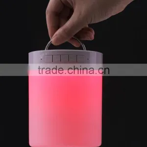 MP3 Player Portable Led Touch Sensor Table Lamp With Mini Bluetooth Speaker thumbnail-5