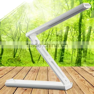 Portable LED Table Lamp Foldable Rechargable Reading Desk Light Touch Control Folding thumbnail-1
