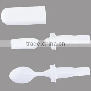 New Design Portable to Travel Food Grade Plastic Fork Spoon Set thumbnail-5