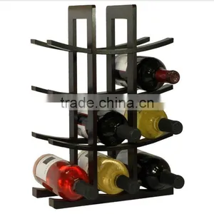 Hot Sale Eco-friendly Bamboo Wine Bottle Holder Bamboo Wine Rack thumbnail-2