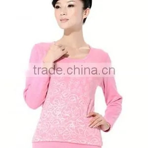 Top Brand 100% Cotton High Quality Men And Women Thermal Underwear Wool Warm Inside Jacquard Long John thumbnail-4