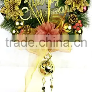 HFR-T339 Artificial Christmas Flowers Christmas Wreath thumbnail-2