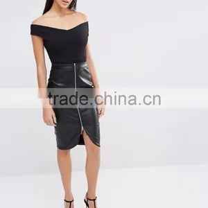 OEM Service Custom Design Women Bodysuit Sexy Off Shoulder Cotton&Spandex One Piece Bodysuit Underwear thumbnail-5