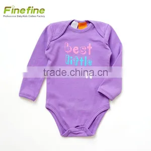 Long Sleeve Baby Clothes Lace Custom Fancy Baby Romper Set thumbnail-2