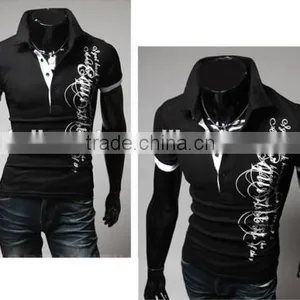 New Design Fashion Men's Casual Short Sleeve Polo t Shirt thumbnail-5