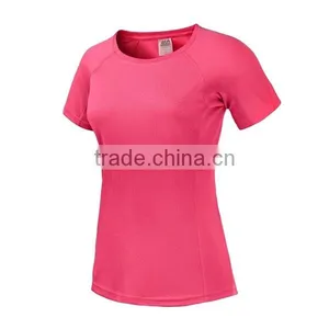 Fashion Slim Short Sleeve Women Short Sleeve Blank Tight t Shirt Sports t Shirt Design for Women thumbnail-1