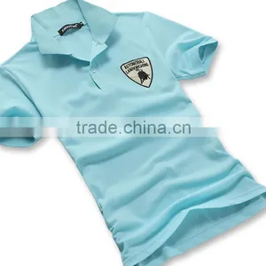 Custom Fashionable and Best Fit Plain Short Sleeve Polo T-shirt Manufactures in Guangzhou China thumbnail-3
