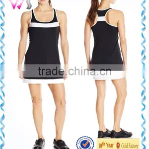 Popular Slim Fit Polyester Spandex Women Tennis Dress Skirts thumbnail-1