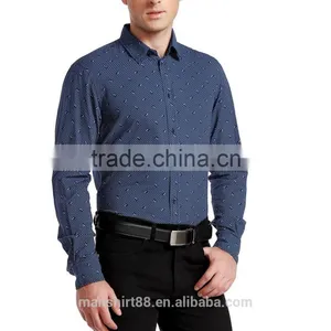 Fashion Shirt Long Sleeve Men Shirt New Fashion Printed Men Shirt 2017 thumbnail-2