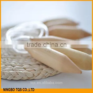 New Design 25mm 80cm Length Plastic Circular Wooden Knitting Needle thumbnail-3