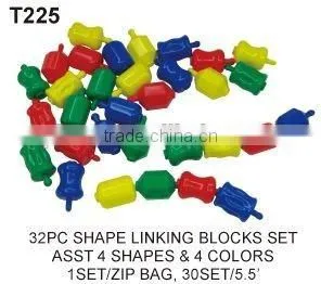 100 Pcs Triangle Linking Maths Cubes Blocks Toys thumbnail-3