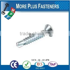 Made in Taiwan Philips Recess Flat Head Countersunk Self Drilling Screw Stainless Steel of Carbon Steel Zinc Plated OrPhosphated thumbnail-3