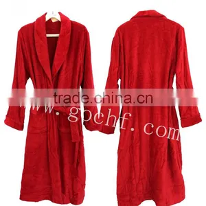 Plush Terry Towel Bathrobe Morning Gown thumbnail-5