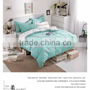 Wholesale Hotel Cotton 200TC Printing Bedsheet Set for Family Inn thumbnail-2