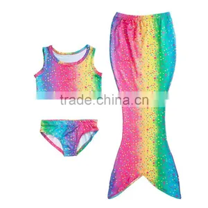Sparkly Girls Mermaid Tail Costume thumbnail-3