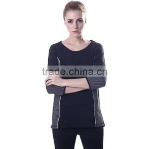 3/4 Sleeve Polyester Fabric for Women Sportswear Suit thumbnail-5