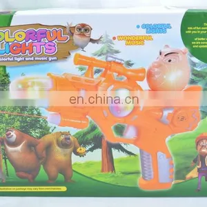 2014 Colorful Light and Music Plastic Supper Gun Toy thumbnail-1