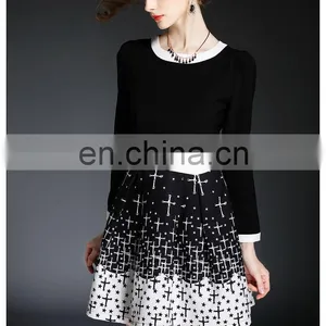 Wholesale High Quality Ladies Knit Dress OEM, High Quality Dress Fashion thumbnail-3