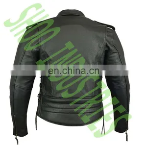 NEW MENS BROWN MOTORCYCLE LEATHER JACKETS thumbnail-2