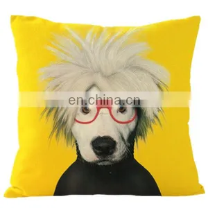 Wholesale Fashion Cheap Sofa Chair Cat Seat Home Decorative Throw Plain Cushion Cover thumbnail-1
