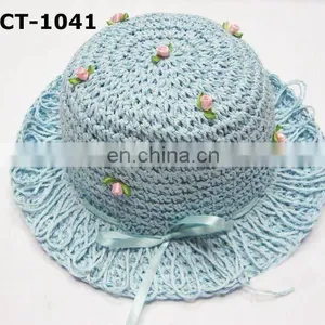 Paper String Material Fashionable Children Hat thumbnail-1