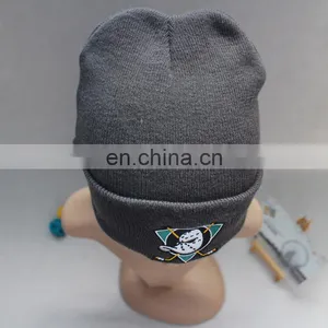 New Custom Plain Beanie Knit Winter Hat thumbnail-6