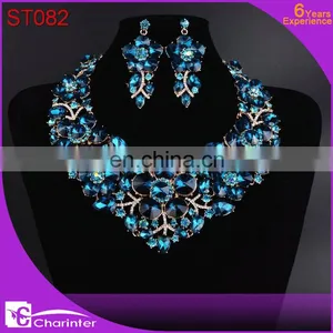 African Jewelry Sets Wedding Beautiful Jewelry Set Crystal Jewelr Sets thumbnail-1