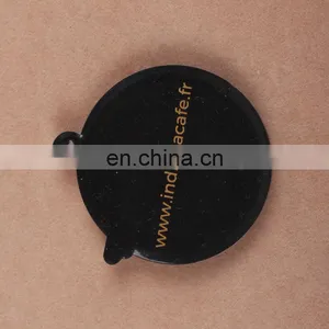 Fashion Promotional Customized Soft Pvc Rubber Made Round Keychain thumbnail-1
