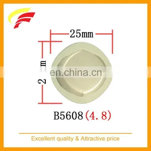 40L 25mm Customized Square Zinc Alloy Hand Sewing Button thumbnail-3