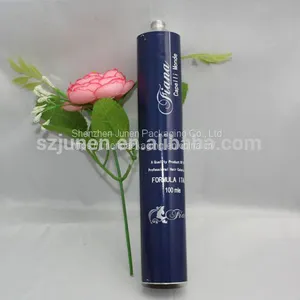 Collapsible Aluminum Packaging Tube for Hair Dye thumbnail-1