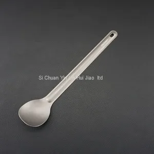 Outdoor Camping Folding Spork Titanium Spoon Fork EDC Gear Light Weight Safe Healthy thumbnail-3
