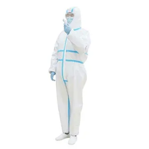 Non-Woven Disposable Coverall Protective Clothing With FDA ISO13485 Ce Isolation Cloth Medical Protective Clothing thumbnail-5