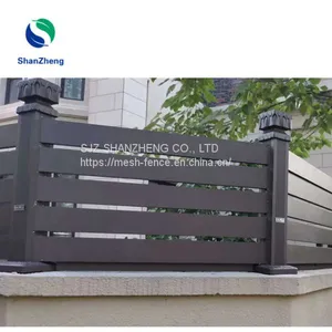 Aluminum Horizontal Slat Fence thumbnail-1