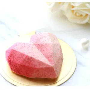 8 Cavities Heart Shaped Chocolate Silicone Mold for Handmade Mousse Cake Mold thumbnail-1