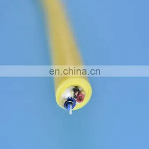 Flexible Double PUR Jacketed Rov Underwater Umbilical Tether 2 Power Cores With 2 Single Mode Fiber Underwater Camera Cable thumbnail-1
