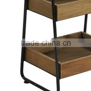 Wood Storage Shelf,Three Layer Storage Shelf,Desktop Storage Shelf thumbnail-2