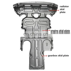 Gearbox Radiator Engine Skid Plate Unver Vehicle Protection for Benz GLC200 GLC300 thumbnail-3