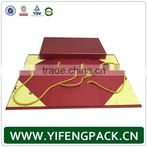 Custom Cardboard Paper Gift Box With Handle/cardboard Carrying Box With Handle thumbnail-4