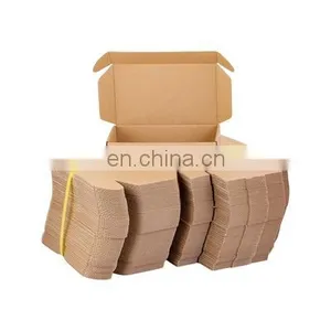 Kraft Folding Mailer Boxes Brown Corrugated Paper Corrugated Board Box thumbnail-1
