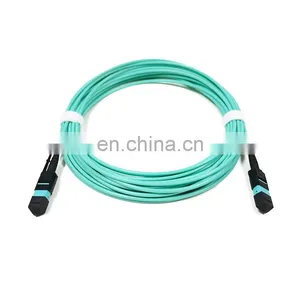 12 Fiber Trunk Cable OM3 MTP to MTP Push Pull Tap Connector Patch Cord thumbnail-1