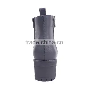 2016 New Arrival Fast Supplier Classic Available Make Your Own Mid Heel Zipper Boots thumbnail-5