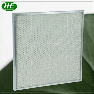 AHU System H13 H14 Mini Pleat HEPA Filter For Pharmaceutical thumbnail-1