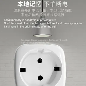 Smart Plug Wifi Wall Socket 16A Works With Alexa Google Assistant EU/AU Standard Remote Control thumbnail-4